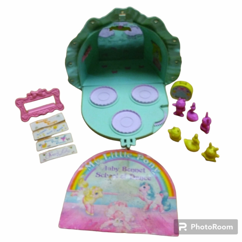 ⭐HP⭐ VTG My Little Pony Baby Bonnet School of Dance -  INCOMPLETE